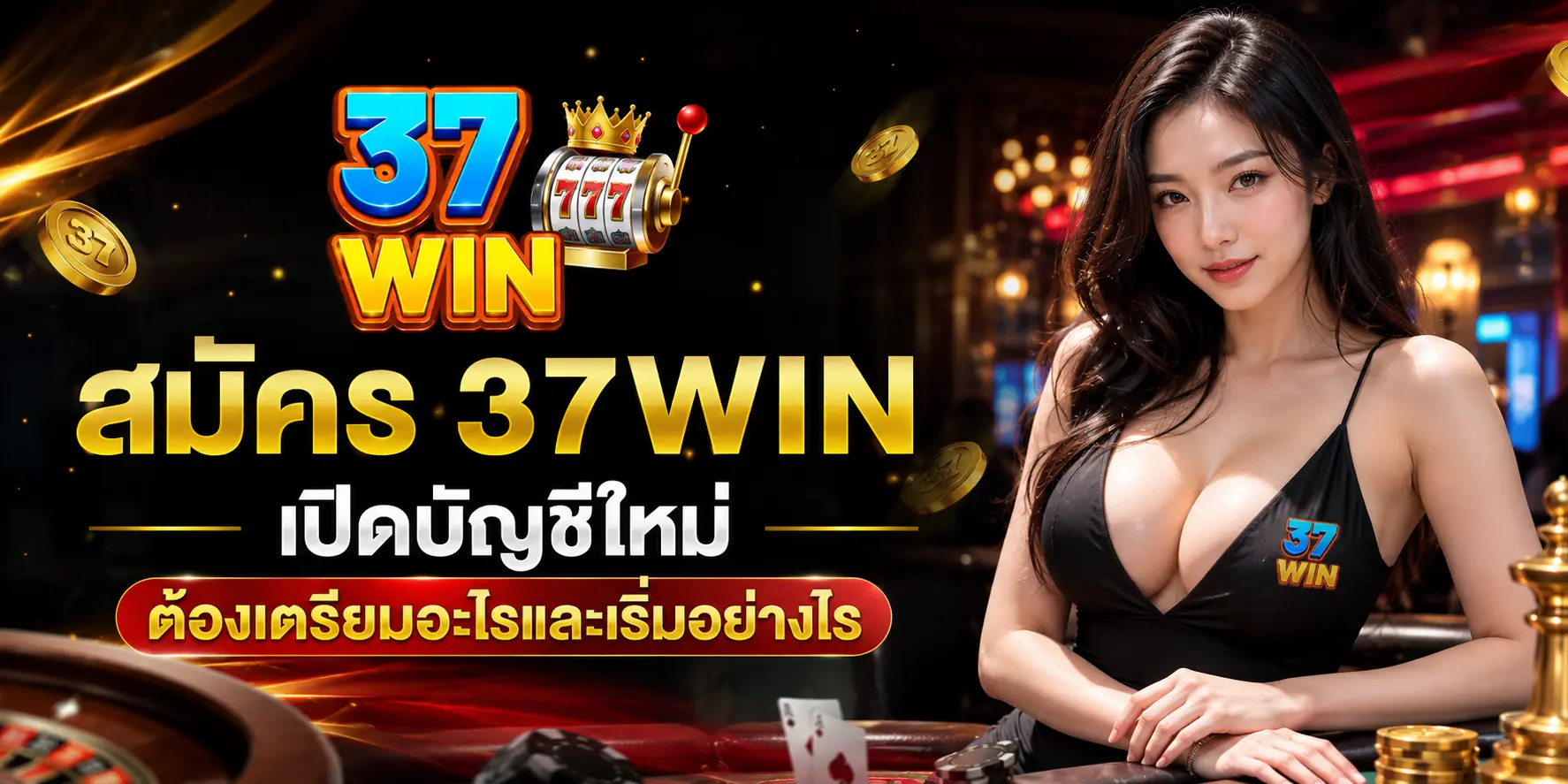 สมัคร 37WIN เปิดบัญชีใหม่ ต้องเตรียมอะไรและเริ่มอย่างไร