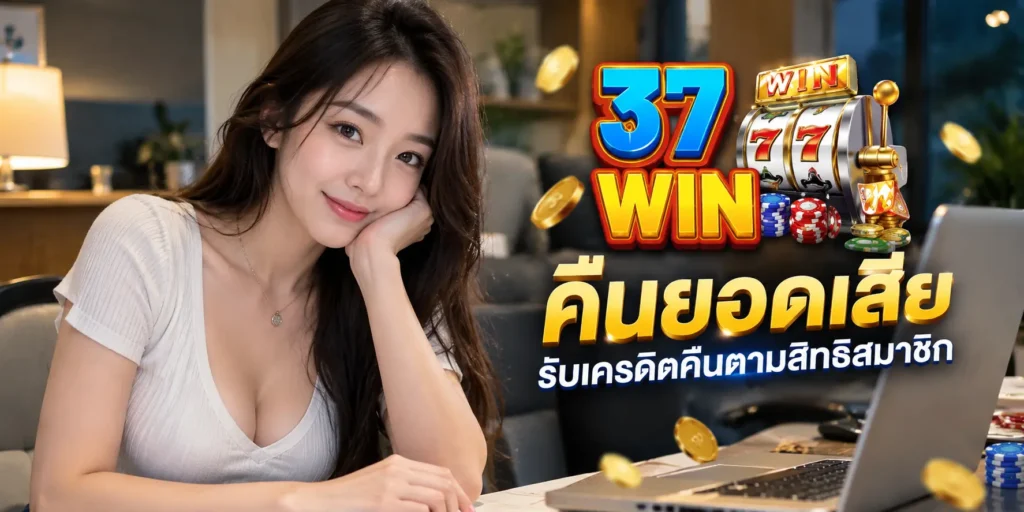 37WIN คืนยอดเสีย รับเครดิตคืนตามสิทธิสมาชิก